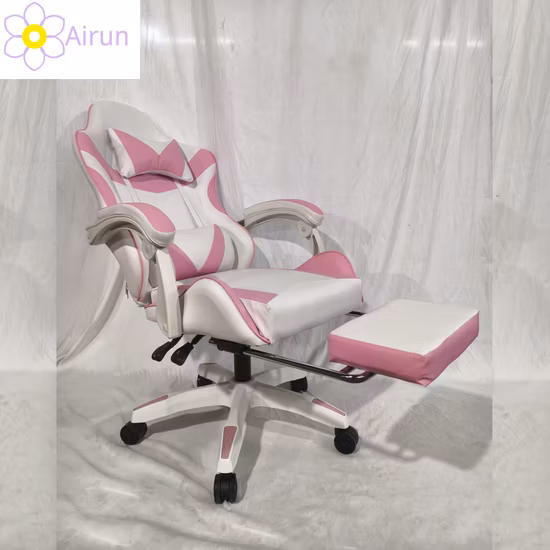 Офисное гоночное компьютерное кожаное кресло с откидной спинкой Silla Gamer, игровое кресло прямых продаж с подставкой для ног